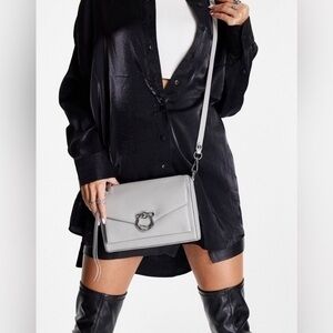 NWT Rebecca Minkoff Jean Mac Ice Grey Crossbody Bag Purse